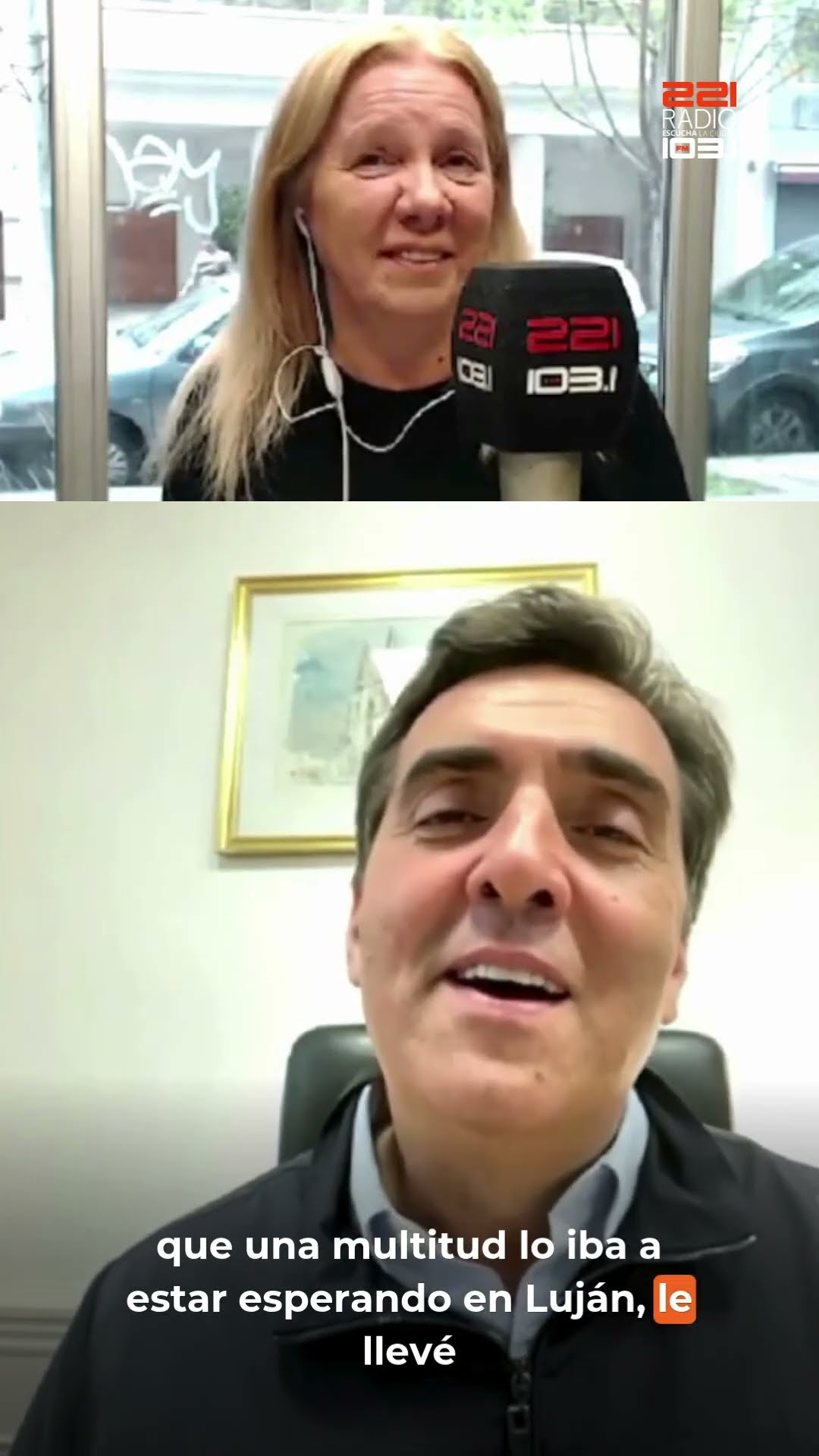 Boto, intendente de Luján: "Le llevé un cuadro al Papa de cuando dio una misa con Bergoglio"
