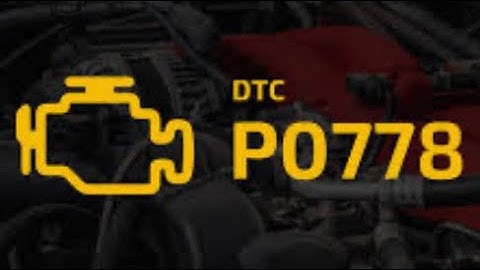 P0778 / What is P0778 Engine Code / P0778 ￼Pressure Control Toyota Fj 2007 #p0778 @CarRepairingShop