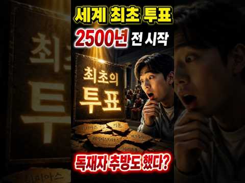 세계 최초의 투표는 언제? #투표 #이왜진