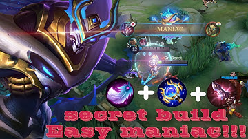 SECRET BUILD ZHASK!!! EASY MANIAC!!! ZHASK BEST BUILD 2023.