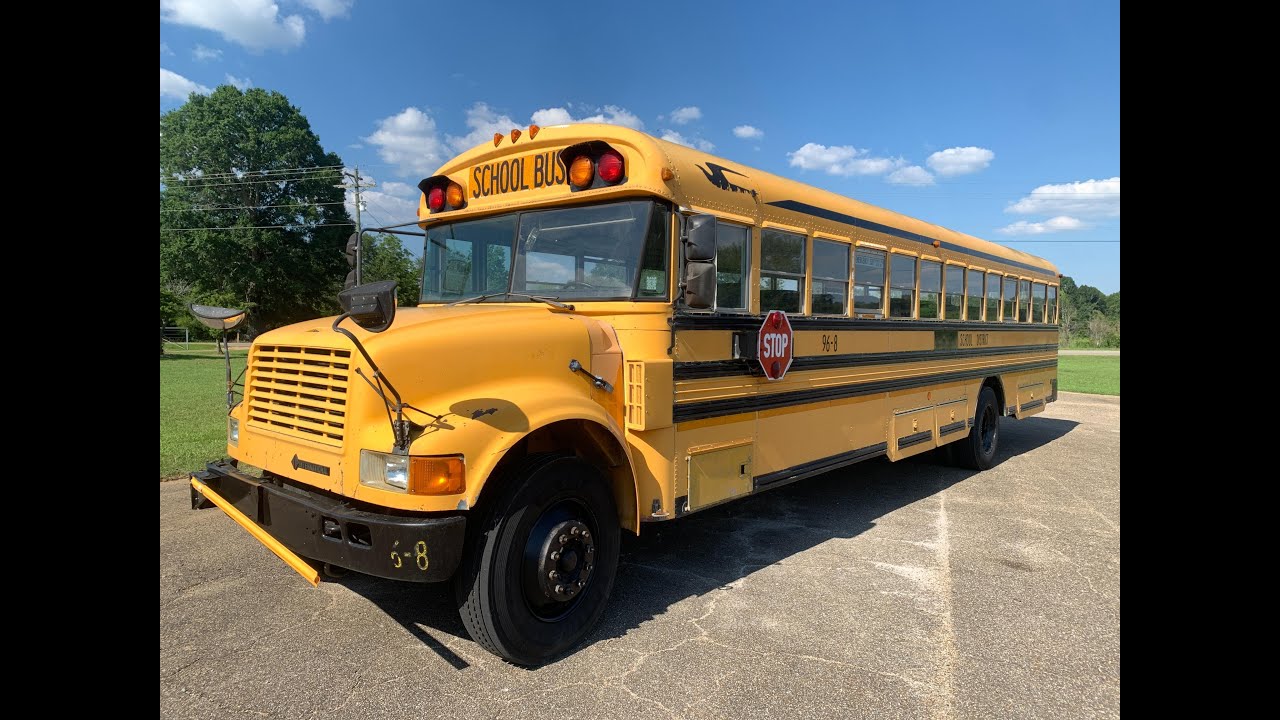 1996 International 3800 71 Passenger Blue Bird School Bus (168,729 ...