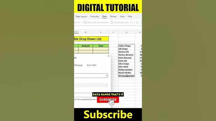 Excel Pro Tip: How to Create a Searchable Drop-Down List Like a Pro  @digitaltutorial425  #excel