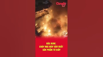 Cháy lớn xưởng sản xuất bỉm, khăn ướt ở Bắc Ninh, thiệt hại hàng trăm tỷ đồng | Báo Công lý