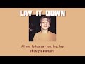 Lay it down ( steelix remix ) - Lloyd แปลไทย | thaisub