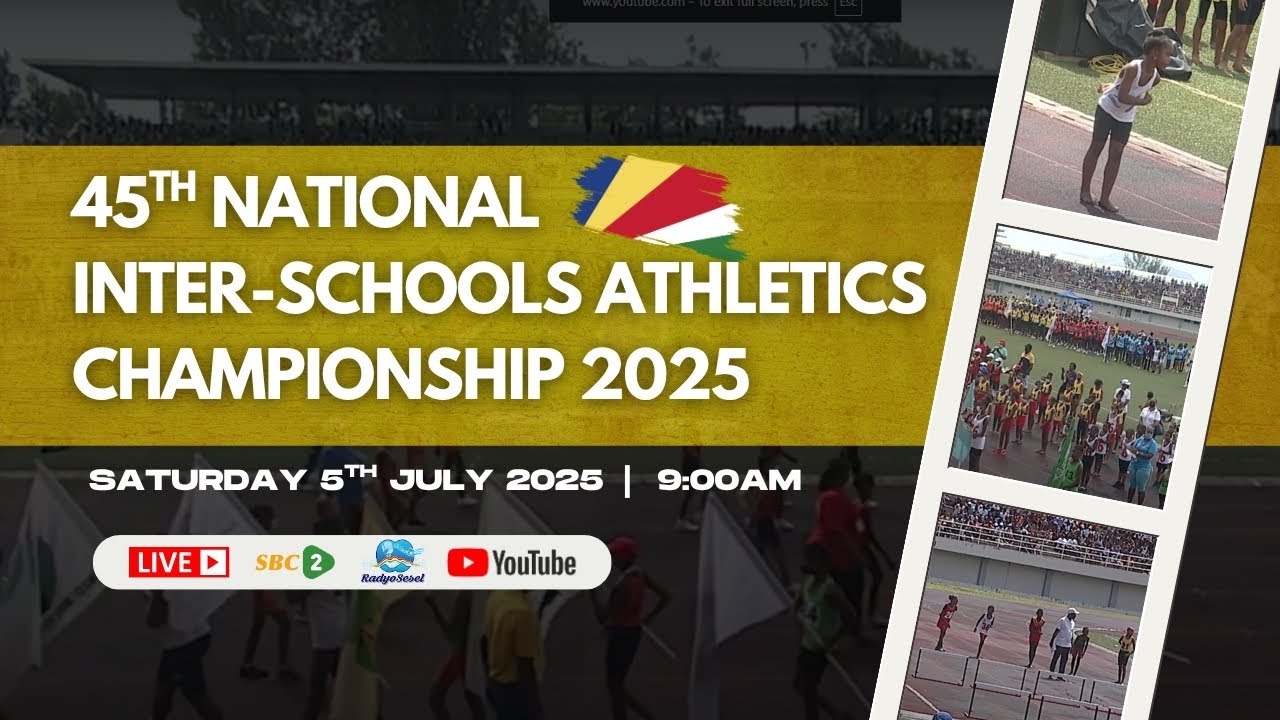 SBC LIVE | 45th NATIONAL INTER-SCHOOLS ATHLETICS CHAMPIONSHIP - 05.07. ...