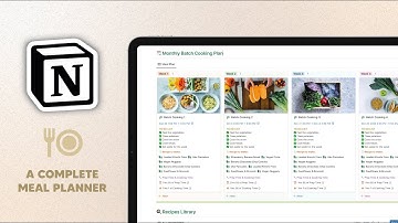 Simplify Your Meal Planning with a Notion Meal Planner Template! 🍽️📅