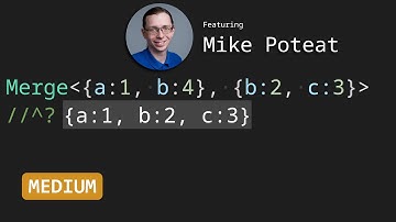 Merge with Mike Poteat - TypeScript Type Challenges #599 [MEDIUM]