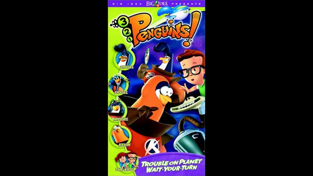 opening-to-3-2-1-penguins-trouble-on-planet-wait-your-turn-2002-vhs