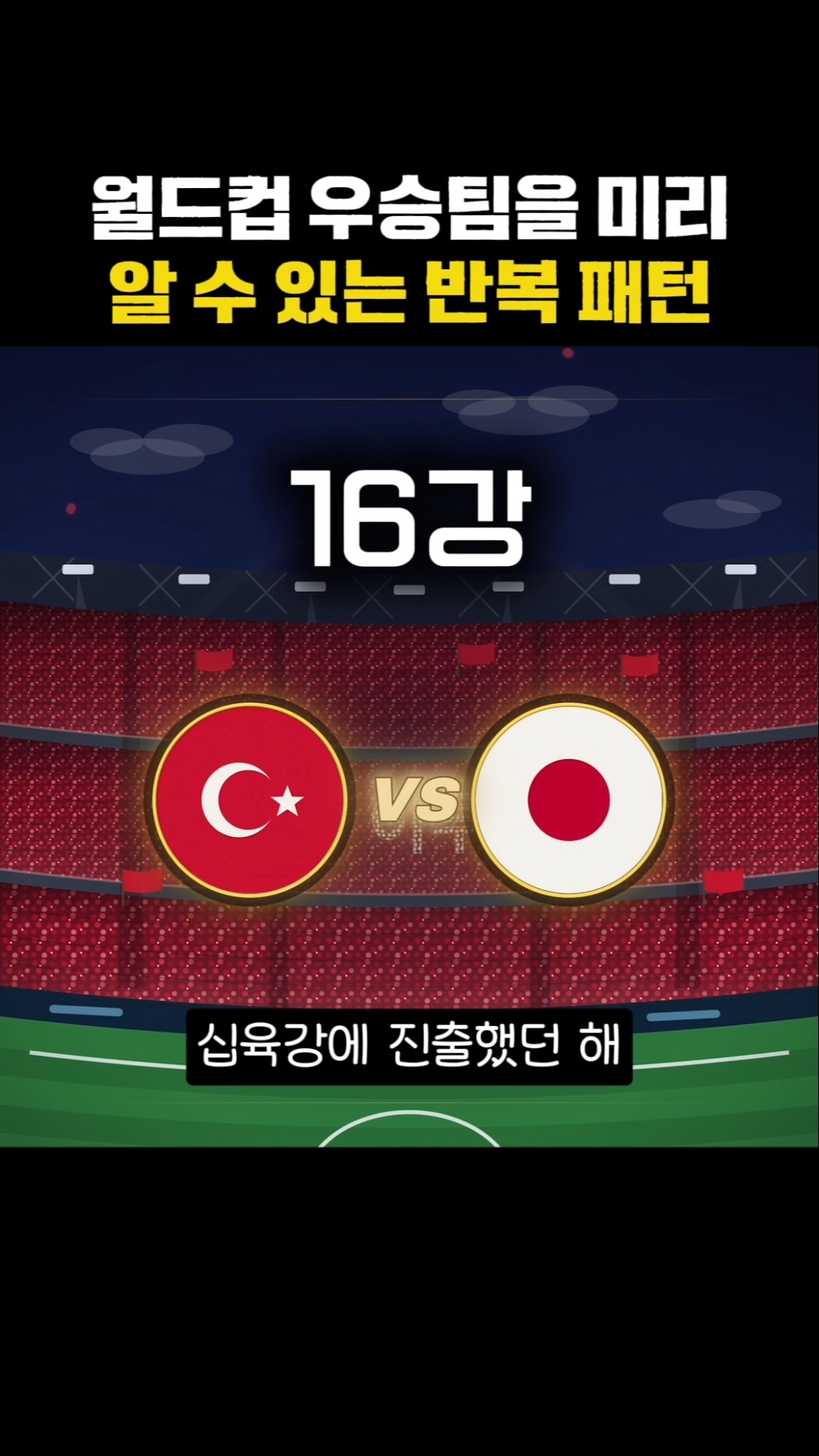 월드컵 우승팀을 미리 알 수 있는 반복 패턴