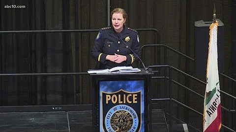 Kathy Lester sworn in as Sacramento's first female police chief