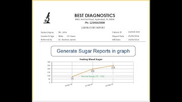 eLab - Generate Sugar Report With Graph