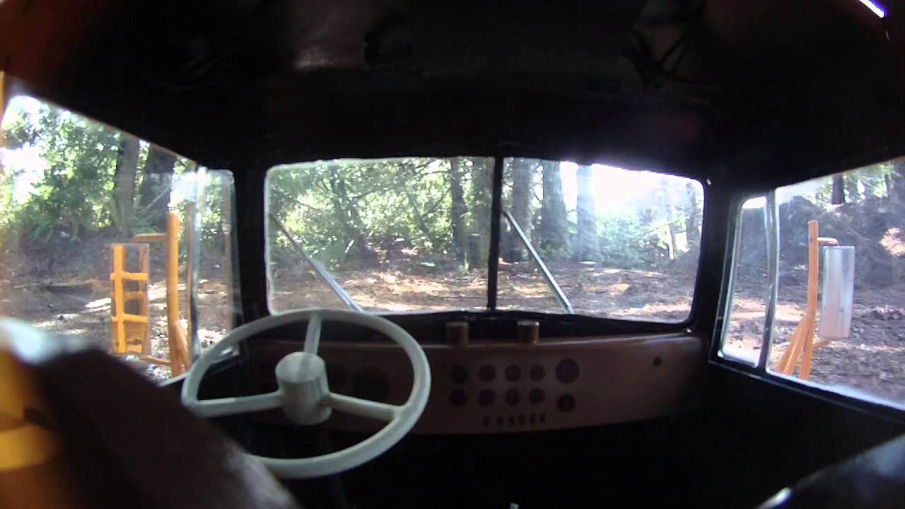 Kenworth RC Log Truck, cab view