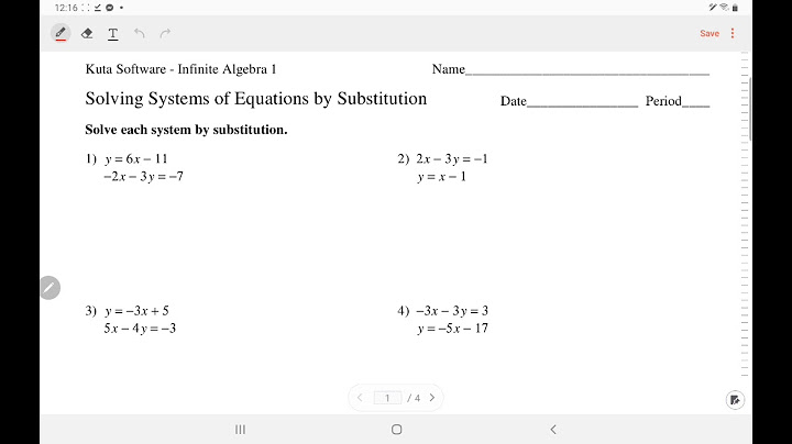 Kuta software infinite algebra 1 answers pdf solving systems of equations