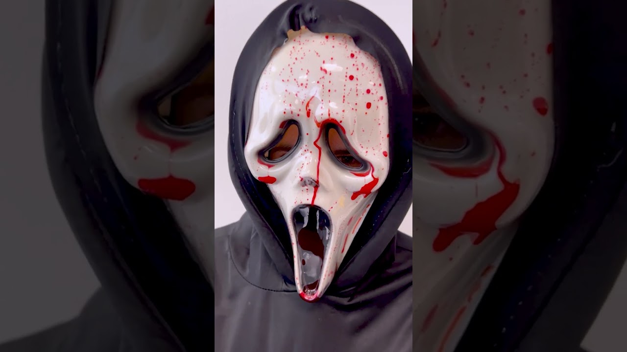 Ghost Face Scream Kostüm Für Erwachsene – Inkl. Maske, Gewand & Gürtel, Größe L/XL