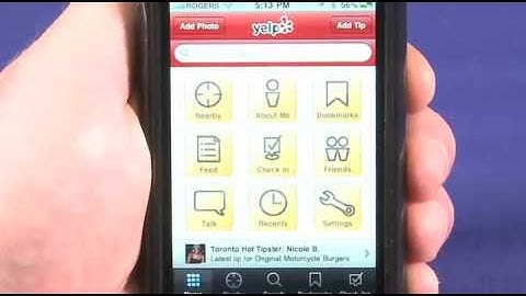 Yelp for the iPhone review