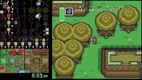 A Link to the Past randomizer: Crosskeys pickup race