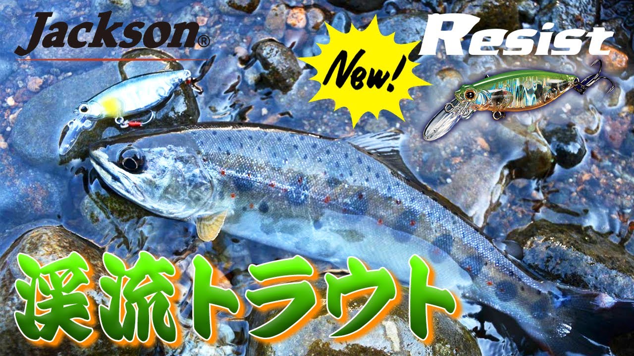 【渓流トラウト】新製品レジストの特徴&操作方法を実釣解説。