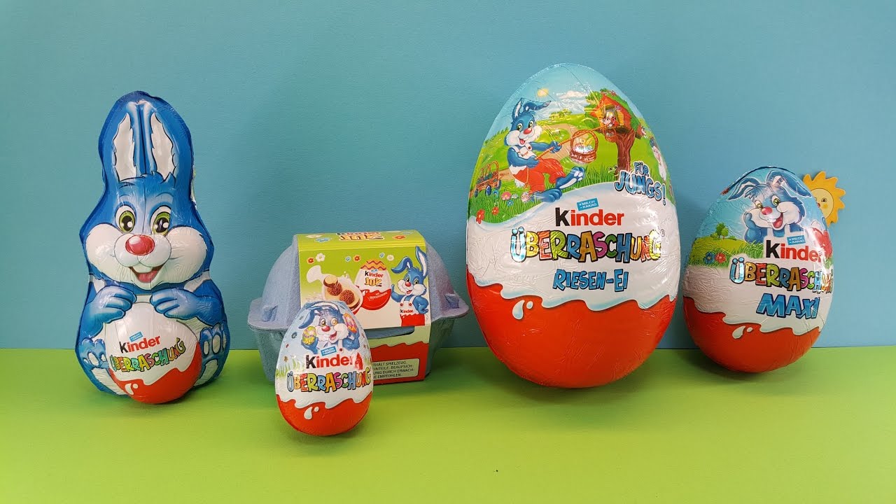 Eastern Eggs - Ostern Eier - Huge &amp; MAxi Riesen Kinder Surprise Egg ...