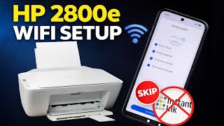HP DeskJet 2827e Printer Wireless Setup 2810e 2820e 2842e 2852e 2855e How To Connect to Phone Tablet