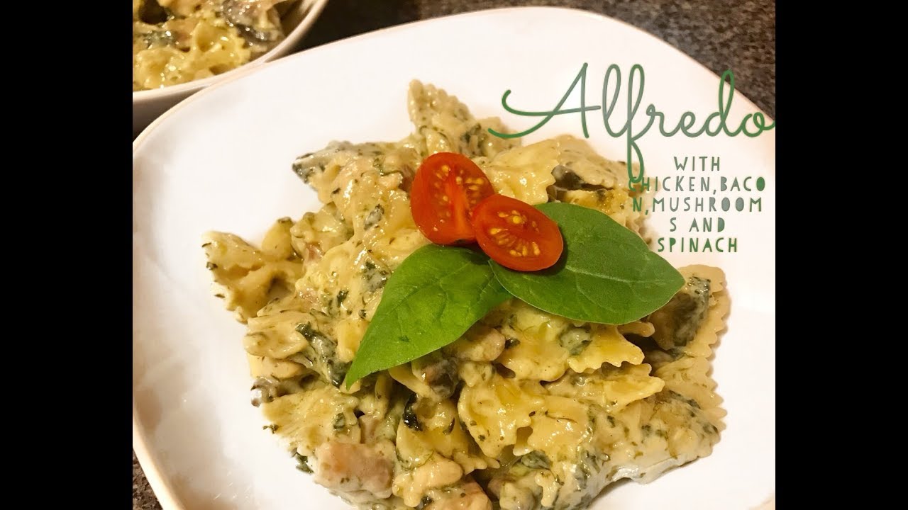 Паста Альфредо / ЭТОТ РЕЦЕПТ СВОДИТ С УМА / Альфредо с Грибами,Курицей ...