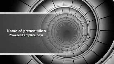 Spiral Staircase PowerPoint Template by PoweredTemplate.com