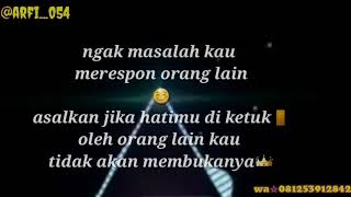 Story waโbuat pacar yg merespon chat dari orang lain