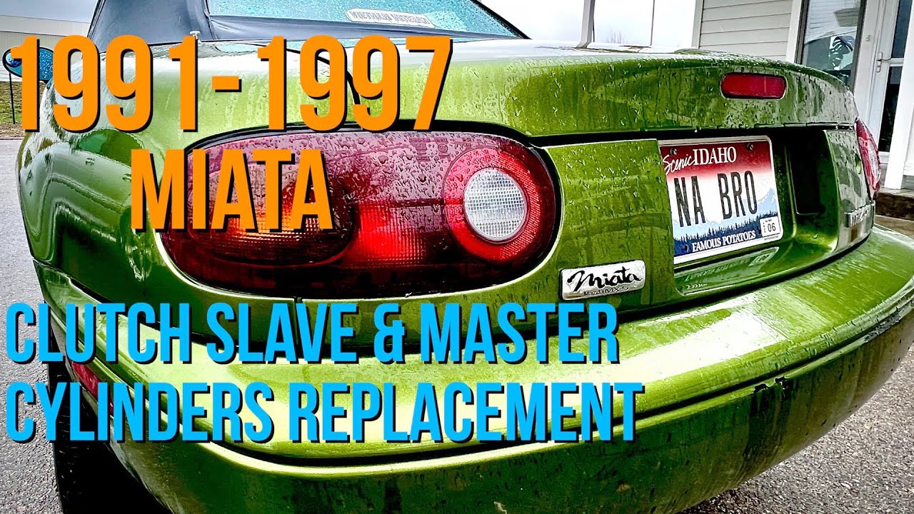 Clutch Hydraulics Replacement NA/NB Miata YouTube