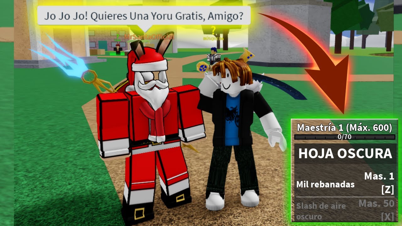 ASI FUE COMO CONSEGUI LA YORU GRATIS (DARK BLADE) EN BLOX FRUITS 🤯  (100%REAL) 