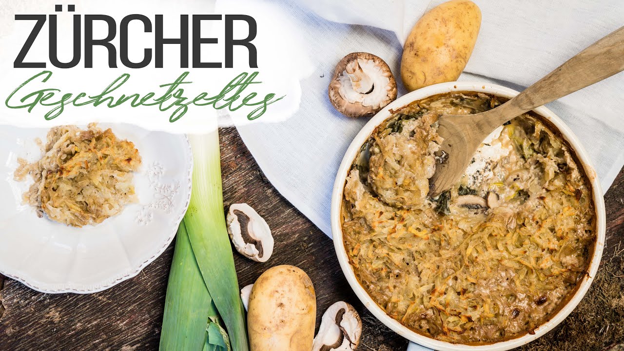 Zürcher Geschnetzeltes | veganer Auflauf