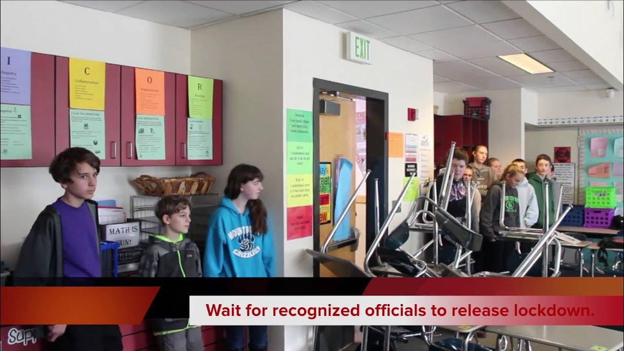 Emergency Lockdown Drill Mt. Vernon School District YouTube