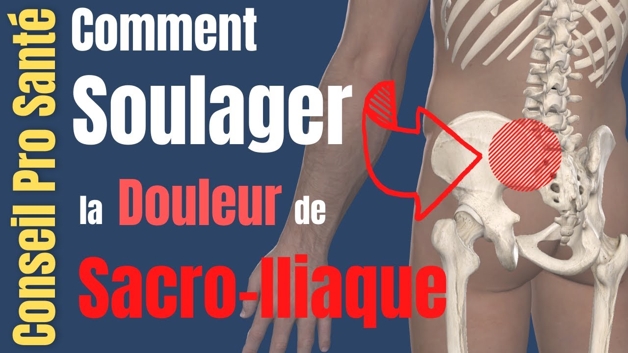 Exercices sacro iliaque et bassin : douleur torsion décalage