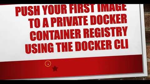 Push and Pull Image from Azure Container Registry using Docker CLI