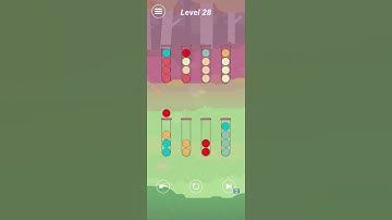 Ball Sort Puzzle Hard Level 28 gameplay (iOS Android)