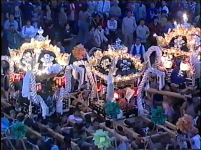 灘のけんか祭り 木場ミニ屋台 くるくる回りま～す ミニチュア模型