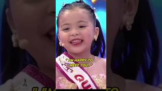Mini Miss U Quezon City interview Enicka