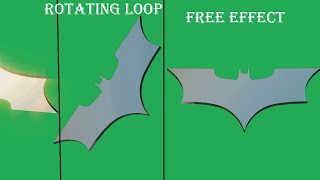 Green Screen Batman Batarang Animation Effect-Free Chroma Key Effect