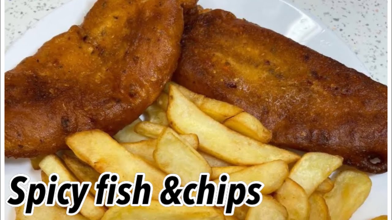spicy fish and chips/masala fish and chips recipe YouTube