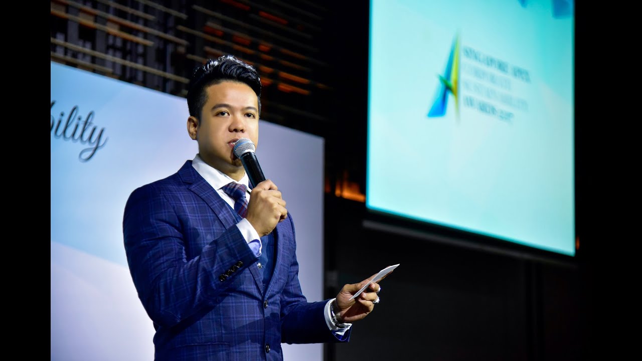 singapore hosting  Update 2022  Singapore International Emcee Wayne Chan Corporate Formal Hosting Reel 2019