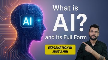 AI Full Form: What is AI? Artificial Intelligence Explained in 2 Minutes (Hindi)