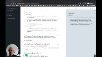 Aliasing Blocks and Pages in [[Roam Research]]
