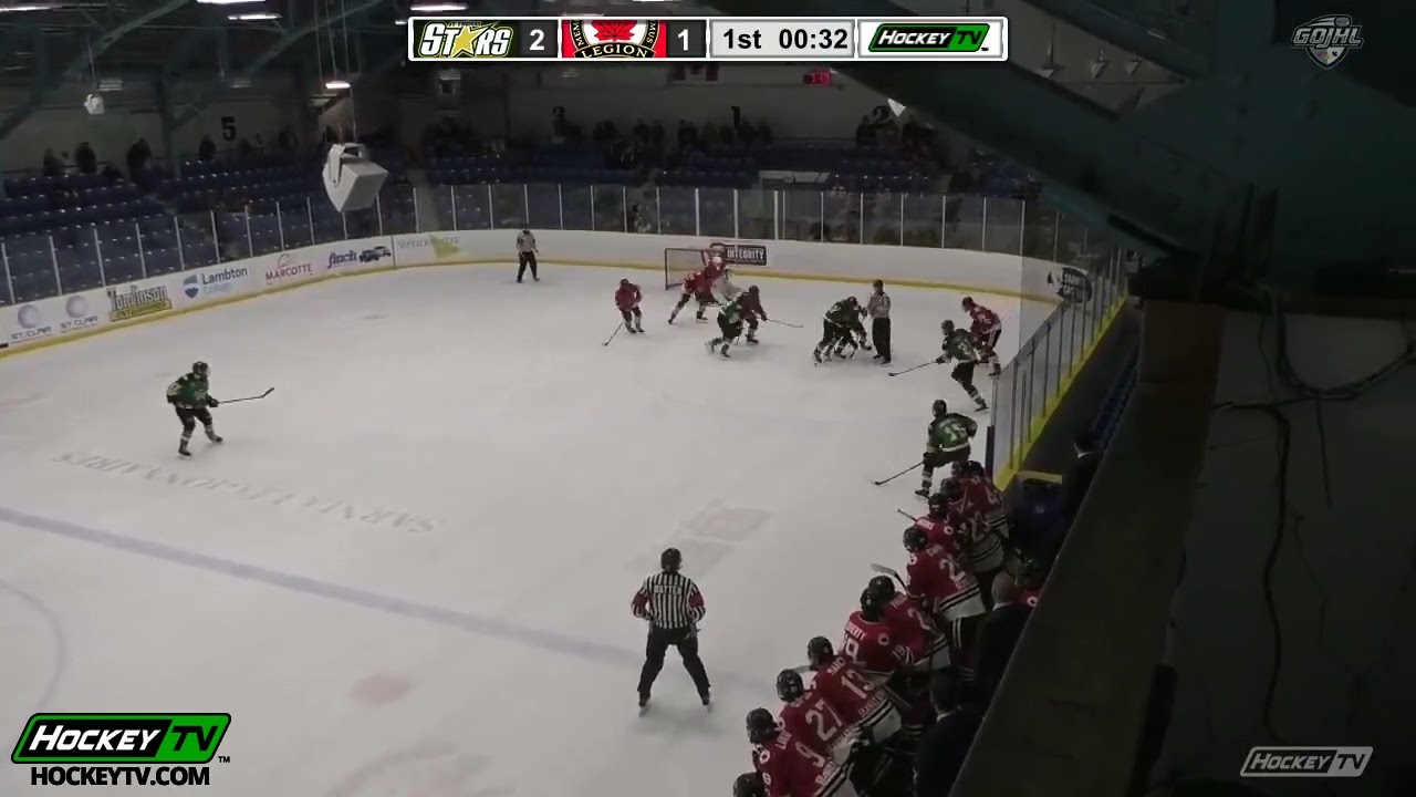 St. Thomas Stars - Seth Huygen 5 (Harrison Franssen, Nick Houben) IG vs Sarnia Legionnaires