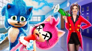 Sonic the Hedgehog in Real Life! Extreme Hide and Seek in Boxes Challenge!