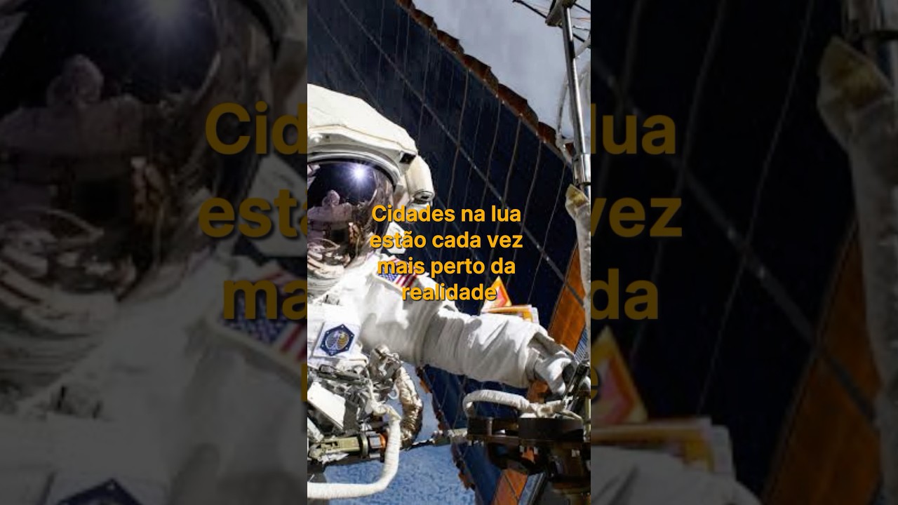 Estamos cada vez mais perto de ter cidades na lua! #lua #nasa #arte #artemis #exploracaoespacial