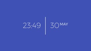 Minimo Rainmeter Clock and Date Skin | Rainmeterbase