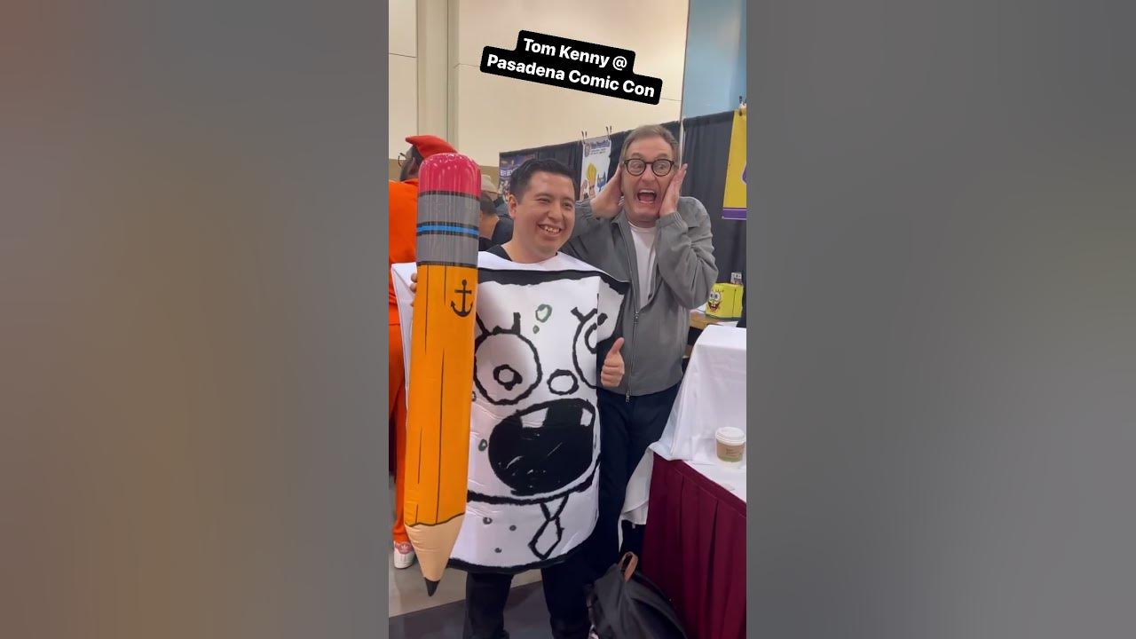 Tom Kenny Greeting Fans @ Pasadena Comic Con #Shorts