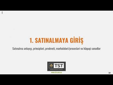 Video: Satınalma təchizatı nədir?