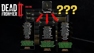 Dead Frontier 2 - Guide What Are The Best Event Items to Craft