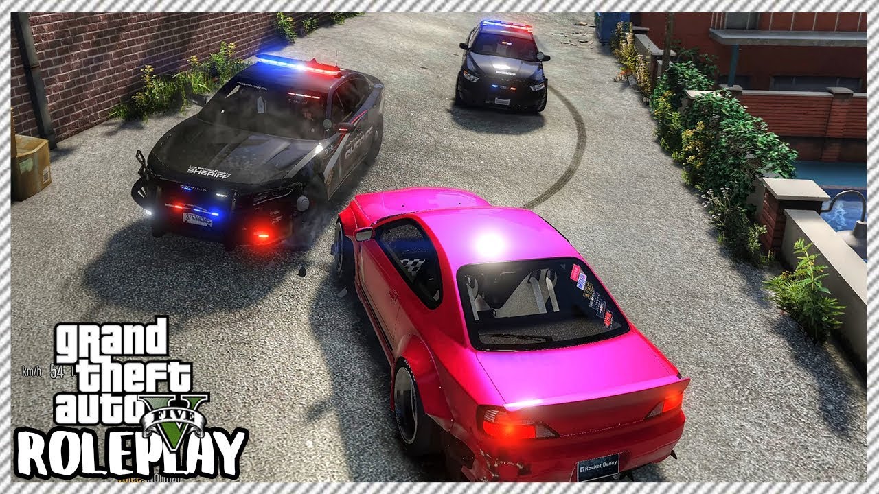 GTA 5 Roleplay - Nissan S15 Drifter VS Police High Speed Chase | RedlineRP #544