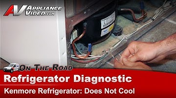 Kenmore Refrigerator Repair - Does Not Cool - Overload Relay - Diagnostic & Troubleshooting