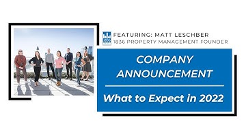 What to Expect in 2022 - 1836PM Company Announcement